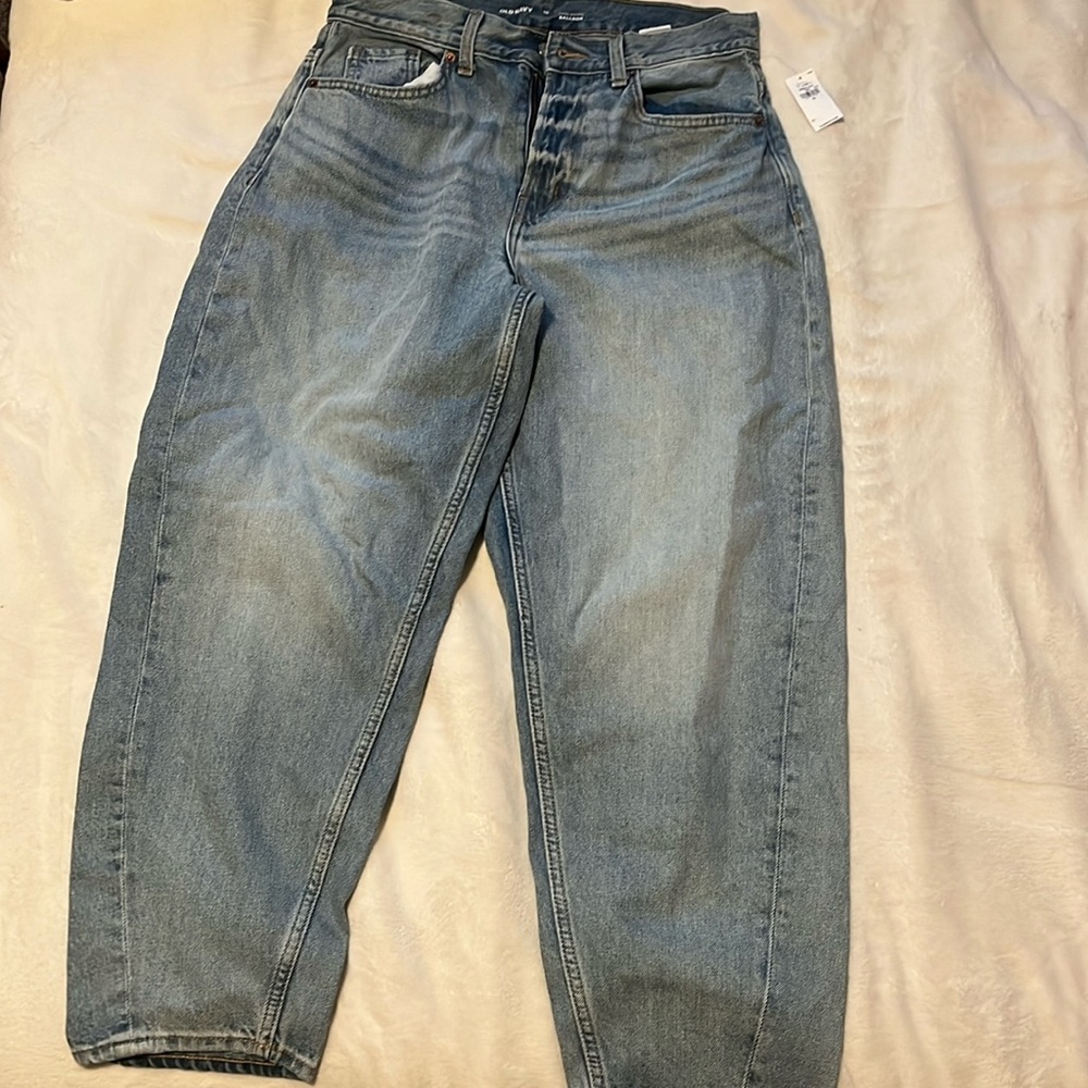 Full length balloon jeans